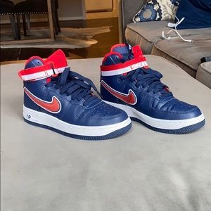 Nike Air Force 1 High Sport NBA Midnight Navy Red